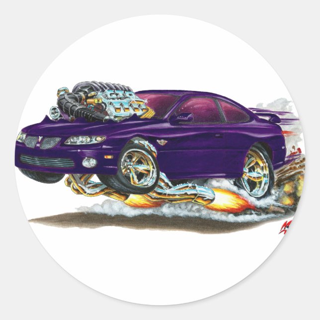 Adesivo Carro Roxo GTO 2004-06 (Frente)