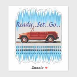 Adesivo carro vintage