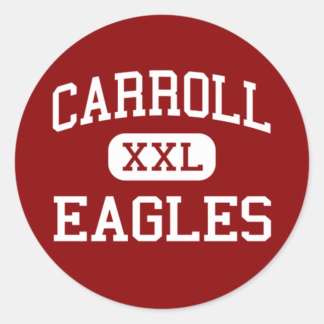 Adesivo Carroll - Eagles - Segundo grau - Ozark Alabama (Frente)
