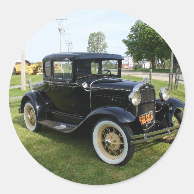 Adesivo Carros Clássicos (Frente)