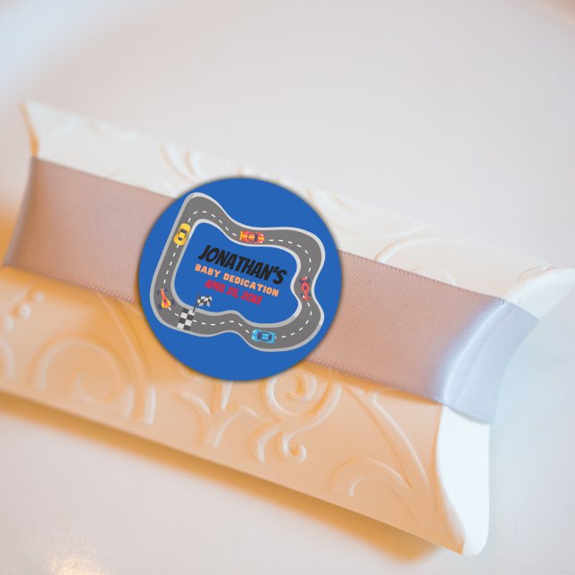 Adesivo Carros de Corrida Dedicação de Bebê Racetrack (Criador carregado)