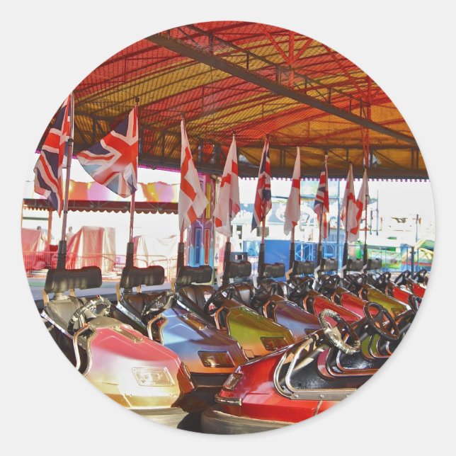 Adesivo Carros Dodgem Carros Faseiras (Frente)