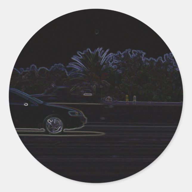 Adesivo Carros Pretos (Frente)