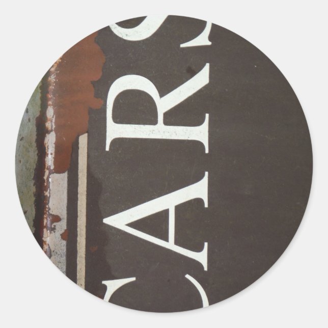 Adesivo Carros - Sinal de Carro vintage de Caminhão (Frente)