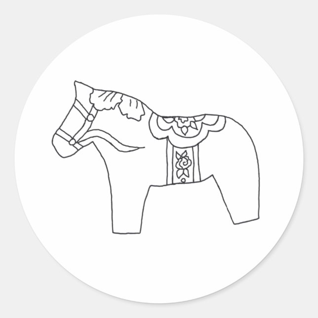 Adesivo Carrossel Horse Sticker (Frente)