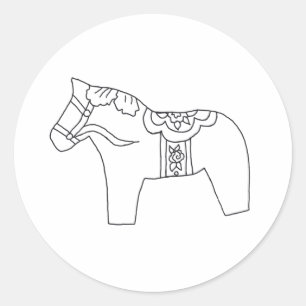 Adesivo Carrossel Horse Sticker