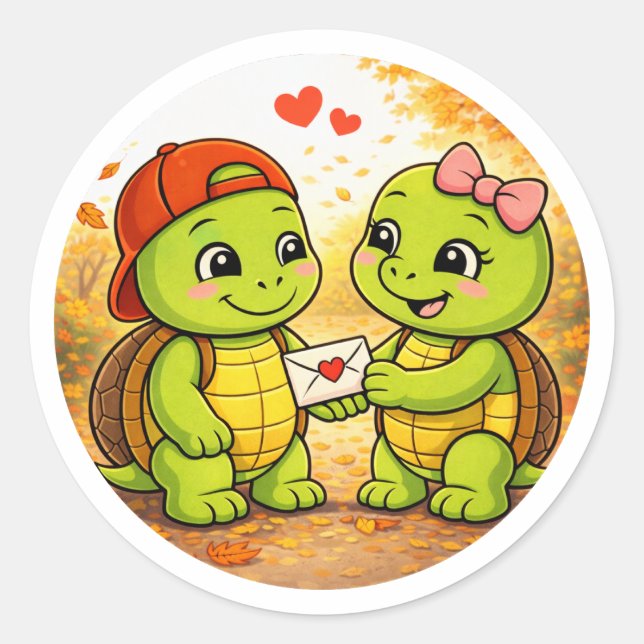 Adesivo Carta de Amor (Frente)