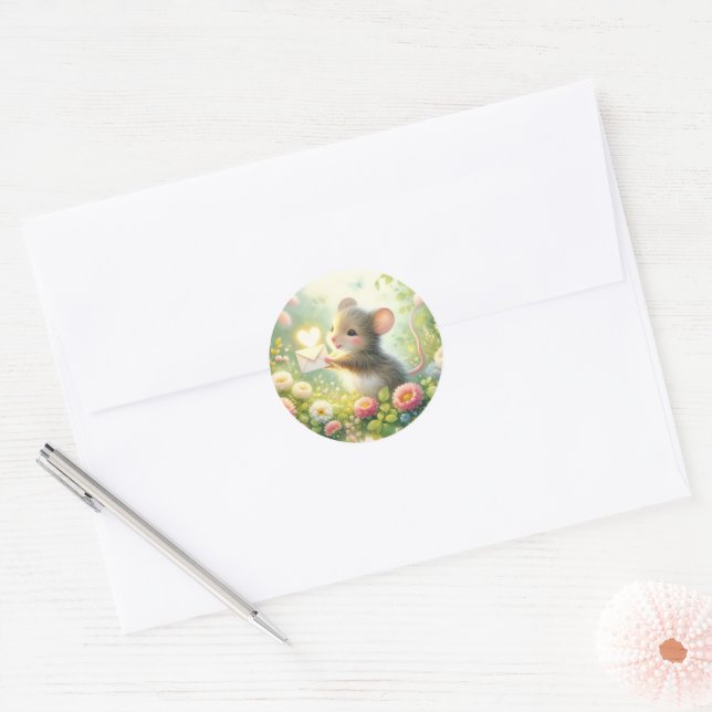 Adesivo Carta de Amor do Rato da Cabana Prado (Envelope)