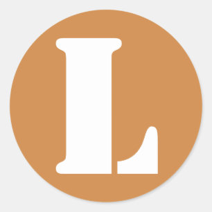 Adesivo Carta L Peru: Alfabeto Dourado a lápis por Janz