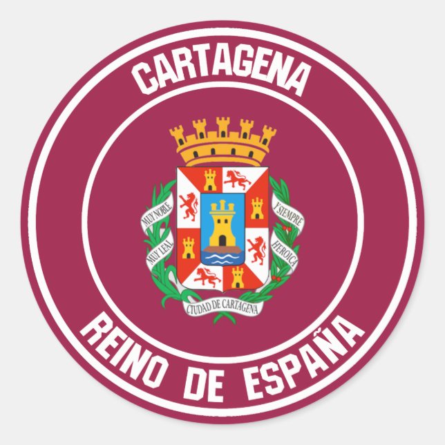 Adesivo Cartagena Round Emblem (Frente)