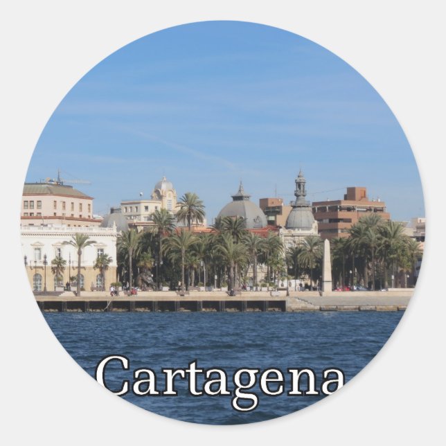 Adesivo Cartagena souvenir e presente (Frente)