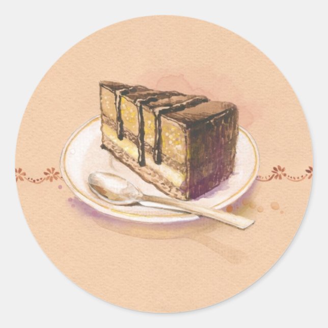 Adesivo Cartão com massa de água pintada (Frente)