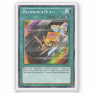 Adesivo Cartão de Comércio de Guts de Contraplacado