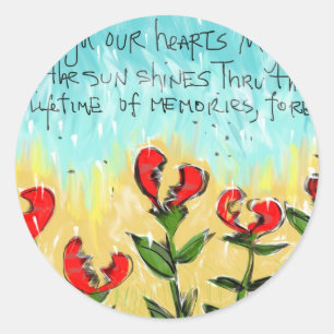 Adesivo Cartão de compaixão pensado e criativo