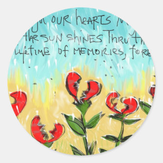 Adesivo Cartão de compaixão pensado e criativo