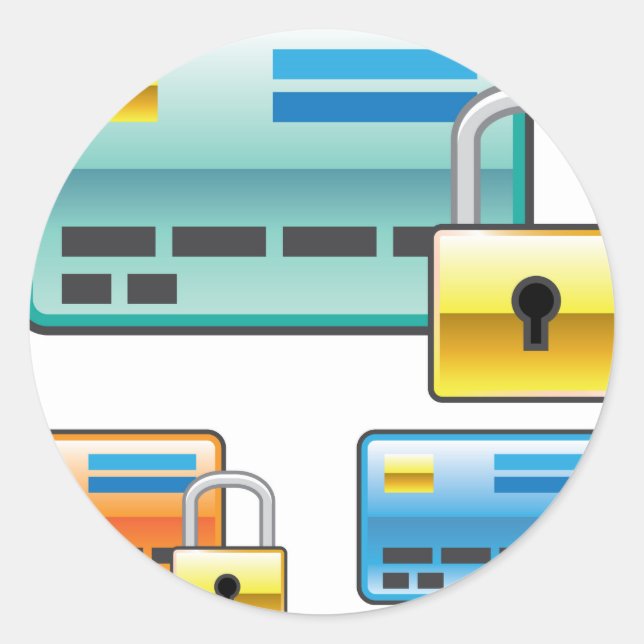 Adesivo Cartão de crédito Cartão de débito ATM (Frente)