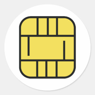 Adesivo cartão de crédito do microchip