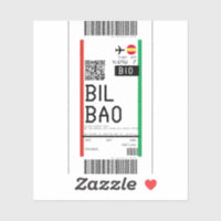 Cartão de embarque para Bilbao (BIO)