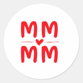 Adesivo Cartão de Posto Feliz para o Dia da Mãe