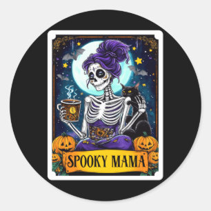 Adesivo Cartão de Tarot Mãe Assustadora para Homens Hallow