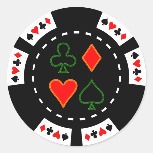 ADESIVO CARTÃO SUPORTA CHIP DE POKER (Frente)