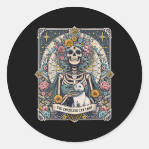 Adesivo Cartão Tarot para Lady Cat Sem Fios