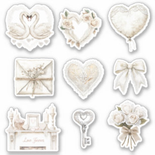 Adesivo Cartas de Amor Românticas Lindas Rosas
