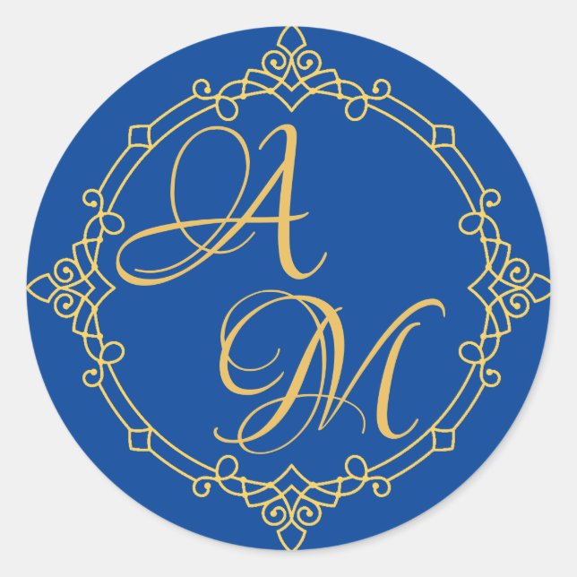 Adesivo Cartas juntas Vinheta para convite de casamento (Frente)