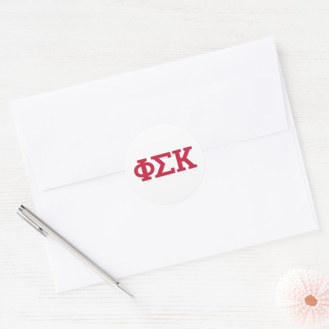 Adesivo Cartas Phi Sigma Kappa (Envelope)