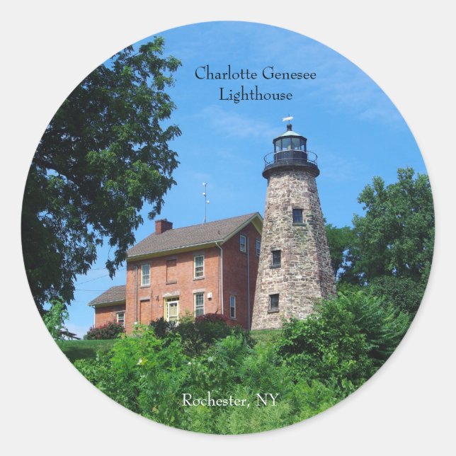 Adesivo Cartaz de Charlotte Genesee Lighthouse (Frente)