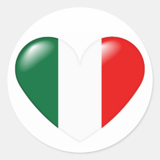 Adesivo Cartaz italiano - Cuore Italiano