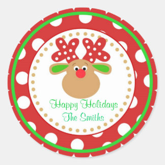 Adesivo Cartazes de rena de Natal