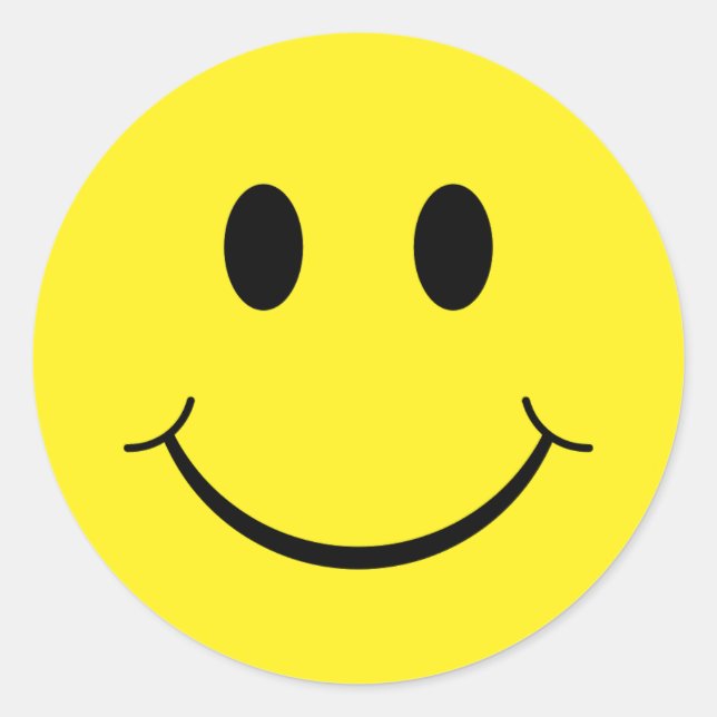 Adesivo Cartazes de rosto felizes (Frente)