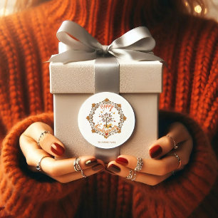 Adesivo Carteira de Ação de Graças Folhas no outono