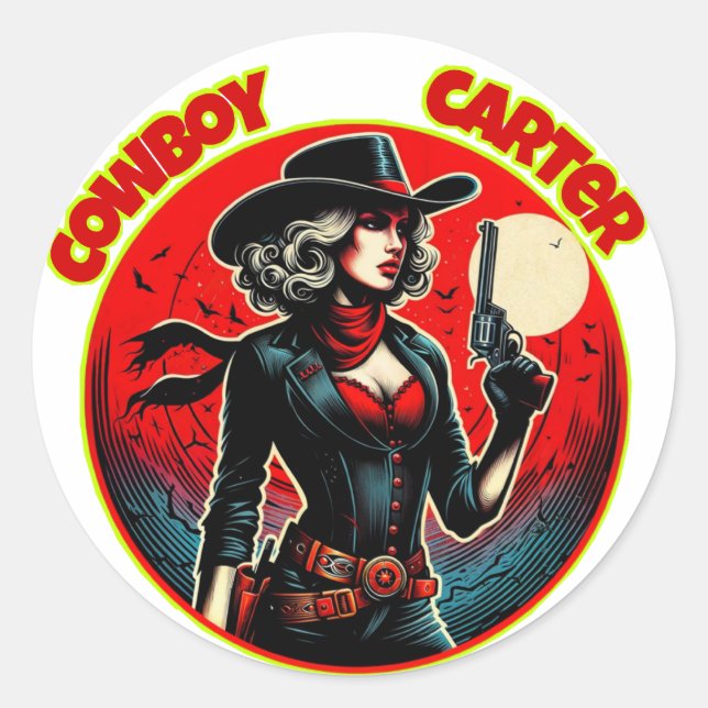 Adesivo Carteira do Cowboy (Frente)