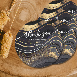 Adesivo Cartões de agradecimentos de marca comercial do Sa