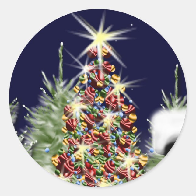 Adesivo Cartões de época de feriado (Frente)