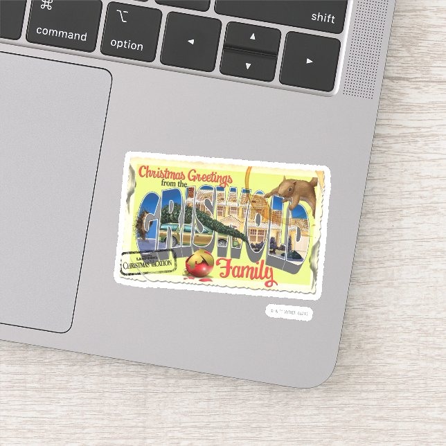 Adesivo Cartões de natal da família Griswold (Detalhe)