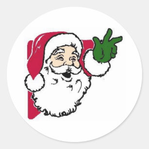 Adesivo Cartões de Natal Envelope Selos