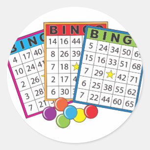 Adesivo Cartões do Bingo