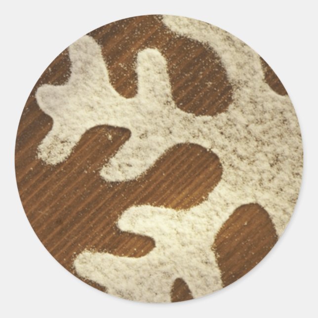 Adesivo Cartões e Cartões de natal em flocos de neve (Frente)