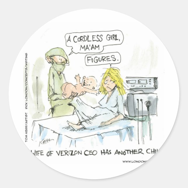 Adesivo Cartões Engraçados Para Bebês Sem Fios Camisetas L (Frente)