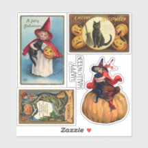 Cartões-postais Antigos Vintage Halloween