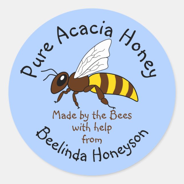 Adesivo Cartografia Acacia Honey Jar Label Stickers (Frente)