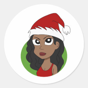Adesivo Cartografia da menina de Natal