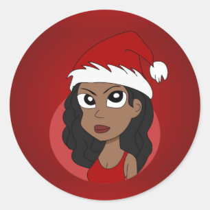 Adesivo Cartografia da menina de Natal