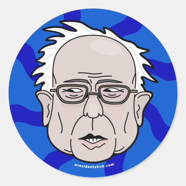 Adesivo Cartografia de Bernie Sanders (Frente)