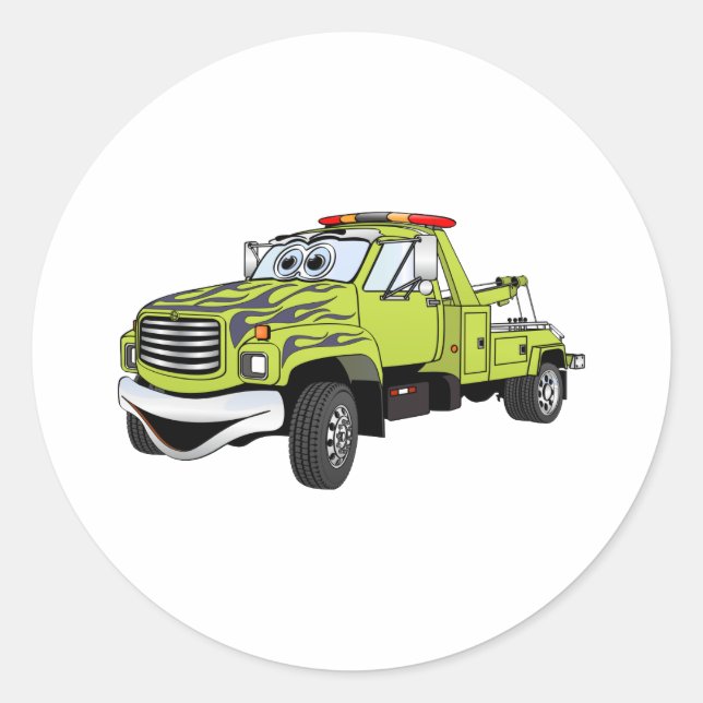 Adesivo Cartografia de Caminhão Azul Verde (Frente)