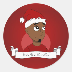 Adesivo Cartografia de cara de Natal