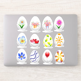 Adesivo Cartografia de flores de Felz pascoa cútis minimal